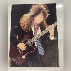 Vintage AC/DC Angus Young pinup